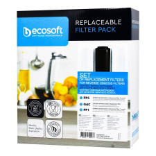 Комплект картриджів Ecosoft 1-2-3 для фільтрів зворотного осмосу mini slide 1