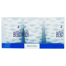 Набор свечей Beach Vibes в стакане 5*6см 3шт mini slide 1