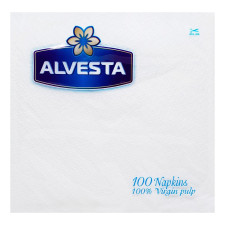 Серветки Alvesta одношарові 30х30см 100шт mini slide 2