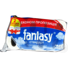 Туалетний папір Fantasy білий 8шт mini slide 1