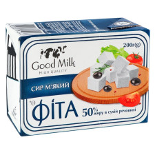 Сыр Good Milk Фита мягкий 50% 200г mini slide 1