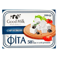 Сыр Good Milk Фита мягкий 50% 200г mini slide 2