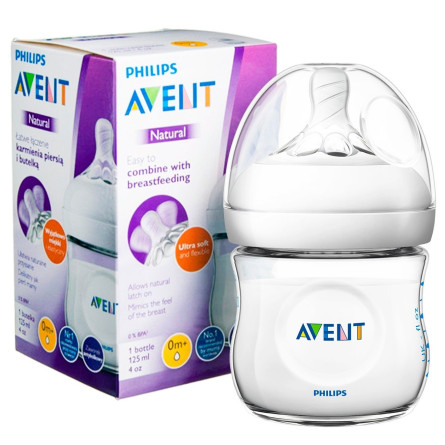 Бутылочка Philips Avent Natural 125мл slide 1