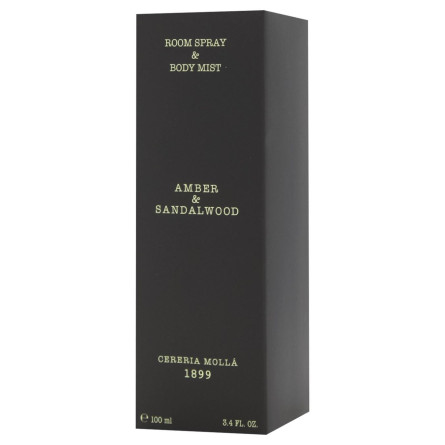Арома спрей Cereria Molla Premium 100 ml. Amber & Sandalwood 1 шт slide 1