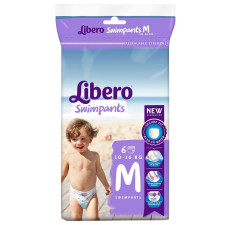 Підгузники Libero Swimpants Medium 10-16кг 6шт mini slide 1