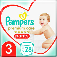 Подгузники-трусики Pampers Premium Care Pants размер 3 Midi 6-11кг 28шт mini slide 1