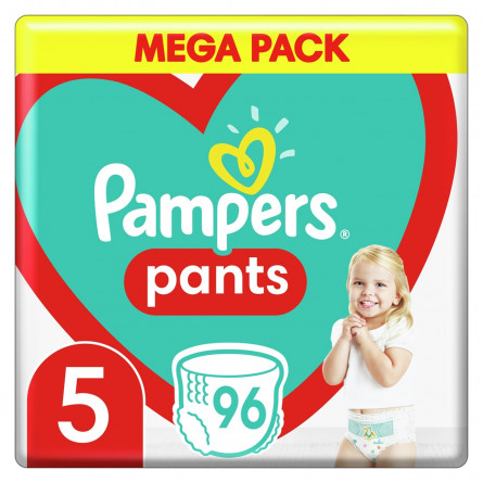 Підгузки-трусики Pampers Pants розмір 5 Junior 12-17кг 96шт slide 2