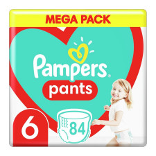 Підгузки-трусики Pampers Pants розмір 6 Extra Large 15+кг 84шт mini slide 1