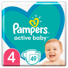 Подгузники Pampers Active Baby 4 9-14кг 49шт mini slide 1