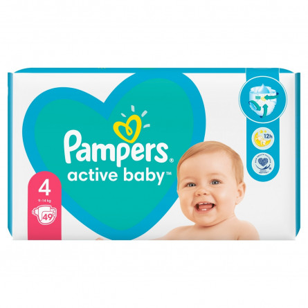 Подгузники Pampers Active Baby 4 9-14кг 49шт slide 7