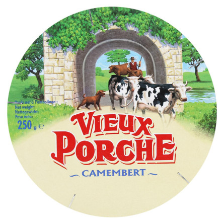 Сыр Vieux Porche Камамбер мягкий 20% 250г slide 2