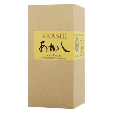 Виски Akashi White Wine Cask 4years 50% 0,5л slide 3