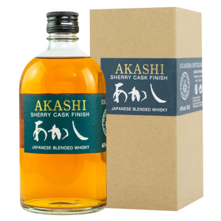 Віскі Akashi Sherry 40% 0,5л slide 1