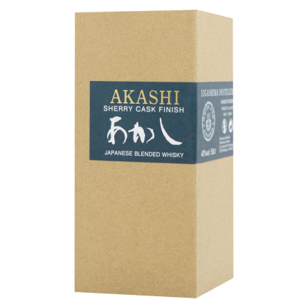 Віскі Akashi Sherry 40% 0,5л slide 3
