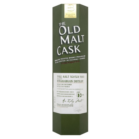 Виски Old Malt Cask Bunnahabhain 2001 10yo 50% 0,7л slide 2