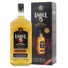 Віскі Label 5 Classic Black 40% 1л mini slide 1