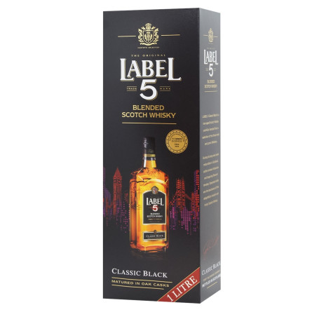 Віскі Label 5 Classic Black 40% 1л slide 2