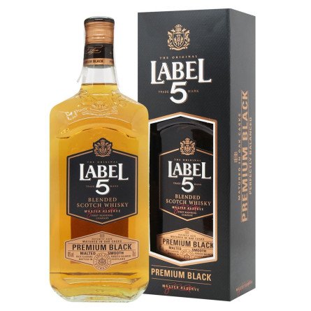 Виски Label 5 Premium Black 40% 0,7л slide 1