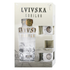 Горілка Lvivska Давня Легенда 40% 0,7л + 2 чарки у коробці mini slide 1