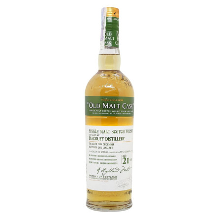 Виски Old Malt Cask Macduff 1990 21yo 50% 0,7л slide 3