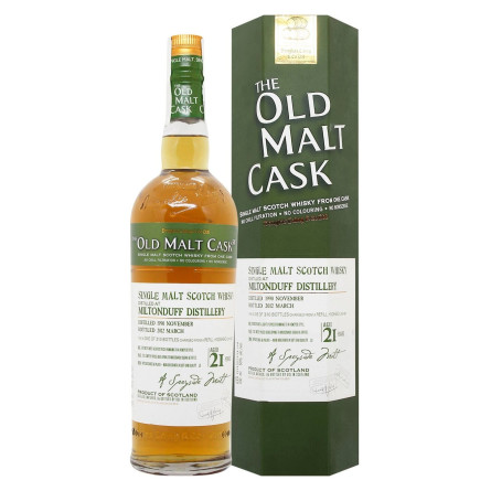 Віскі Old Malt Cask Miltonduff 1990 21yo 50% 0,7л slide 1