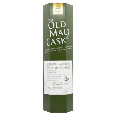 Виски Old Malt Cask Braes of Glenlivet Vintage 1990 20 лет 50% 0,7л slide 2