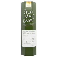 Виски Old Malt Cask Braes of Glenlivet Vintage 1990 20 лет 50% 0,7л mini slide 2