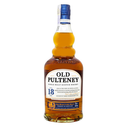 Виски Old Pulteney 18yo 46% 0,7л slide 4