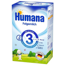 Смесь сухая молочная Humana Folgemilch 3 с 10 месяцев 600г mini slide 2