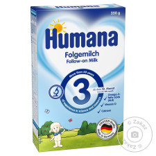 Суміш Humana молочна суха з пребіотиками для дітей з 10 місяців 350г mini slide 1