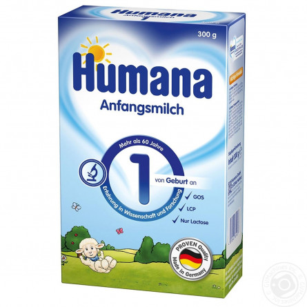 Смесь молочная Humana сухая с рождения 300г slide 2