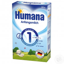 Смесь молочная Humana сухая с рождения 300г mini slide 4