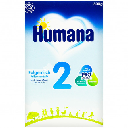 Смесь Humana детская с пребиотиками 6-12мес 300г slide 2