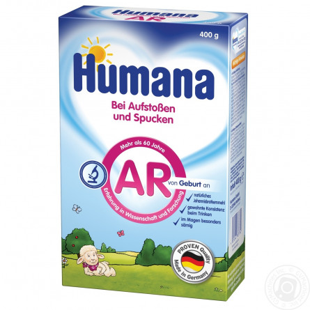 Суміш Humana AR Expert дитяча при зригуваннях 0міс+ 400г slide 3