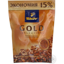 Кофе Tchibo Gold Selection растворимый 150г mini slide 1