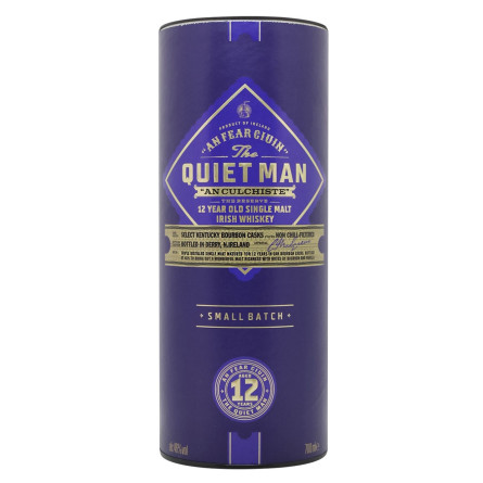 Виски The Quiet Man 12 лет 46% 0,7л slide 3