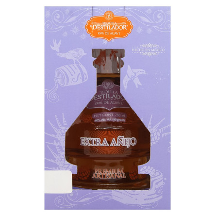 Текіла El Destilador Premium Extra Anejo 40% 0,75л slide 2