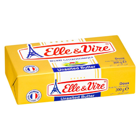 Масло Elle&Vire сливочное несоленое 82% 200г slide 2