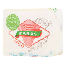 Масло сливочное Burro Zanasi 82% 250г mini slide 1