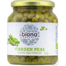 Горошок Biona Organic зелений 350г mini slide 1