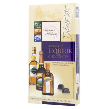 Цукерки Warner Hudson Piasten Assorted Liqueur шоколадні з алкоголем 150г mini slide 1