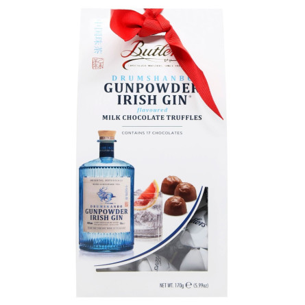 Трюфели Butlers Drumshanbo Gunpowder Irish Gin с молочным шоколадом 170г slide 2