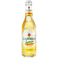 Пиво Clausthaler Lemon світле безалкогольне 0% 0,33л mini slide 1