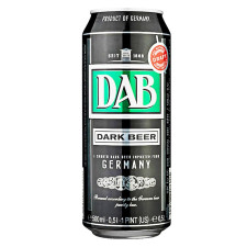 Пиво DAB темное фильтрованное пастеризованное 4,9% 0,5л mini slide 1