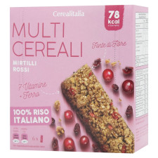 Батончик Cerealitalia Day By Day мультизерновий з червоними ягодами, вітамінами та мінералами 126г mini slide 1