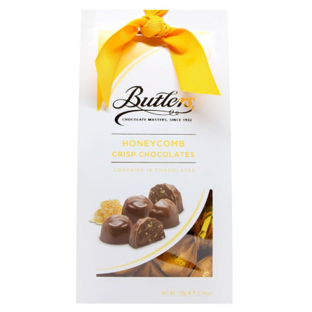 Конфеты Butlers шоколадные с хрустящими медовыми сотами 170г slide 2