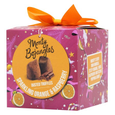 Трюфелі Monty Bojangles з какао, цукерками, натуральними смаками апельсина та малини 100г mini slide 1