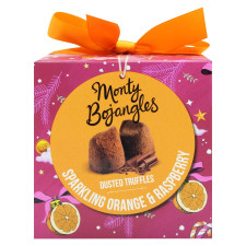 Трюфелі Monty Bojangles з какао, цукерками, натуральними смаками апельсина та малини 100г mini slide 2