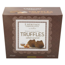 Трюфелі L'Heritage Chocolates шоколадні з солоною карамеллю 200г mini slide 1