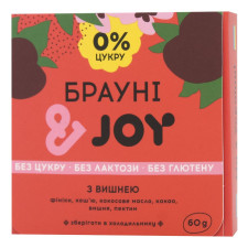 Десерт &JOY Брауні порційні з вишнею 60г mini slide 1